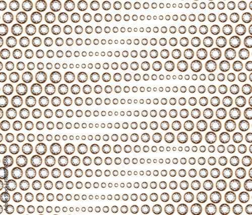 Seamless gemstones pattern. Vector jewellry background