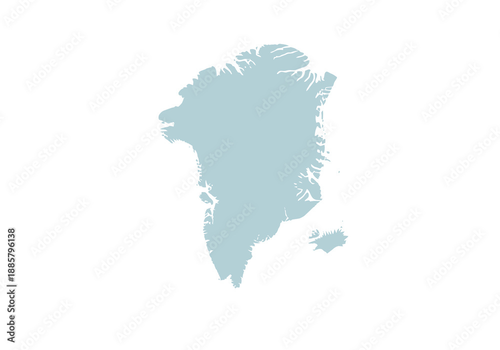 Obraz premium Silhouette of Greenland Ice Sheet Melting, Glacier Calving, Iceberg Formation, Natural Phenomenon, Arctic Landscape from Aerial View