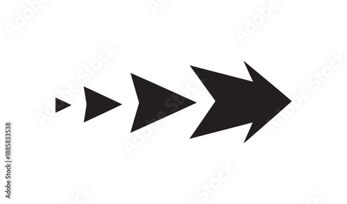 Sequence of Arrows Showing Progression, Minimalist Black Vector Graphics Free Download Sequence of Arrows Showing Progression, Minimalist Black Vector Graphics - GFXLoad
