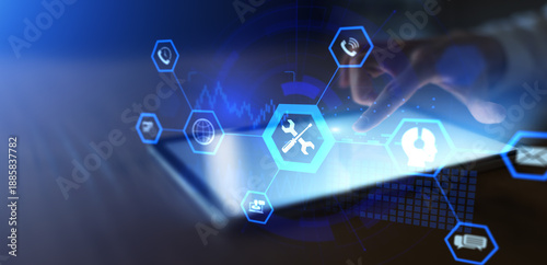 Photos Digital Support Services and Technology Tools for Global Maintenance
