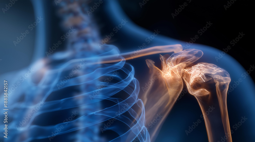 custom made wallpaper toronto digitalAn x-ray of a broken collarbone offers a clear visualization of the fracture, emphasizing the critical role of x-ray technology in orthopedic surgery and post-injury assessments for proper healing.