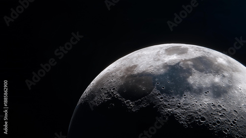 A mapping project focuses on the cratered surface of the Moon, utilizing high-resolution imagery to annotate various features, helping researchers better understand its geological processes and age