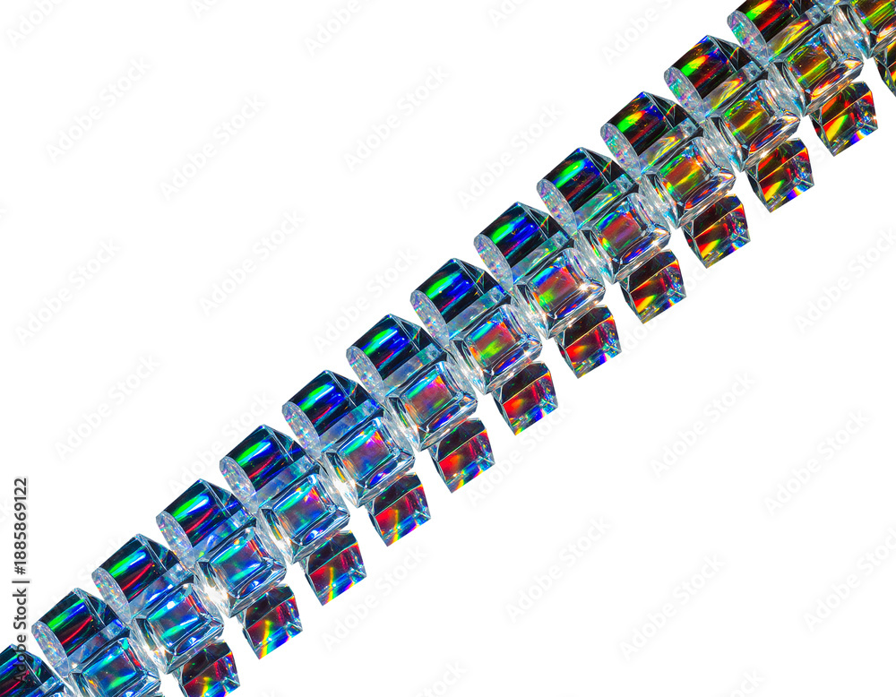 Obraz premium jewellery of shiny diamonds isolated on transparent background, png