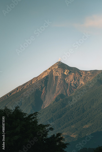 Volcán Fuego Breathing at Dawn