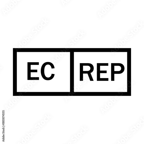 EC REP logo symbol in modern simple design