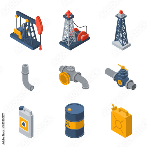 Oil Industry Equipment and Storage Containers.