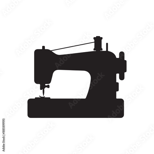 Machine sewing icon vector flat style trendy
