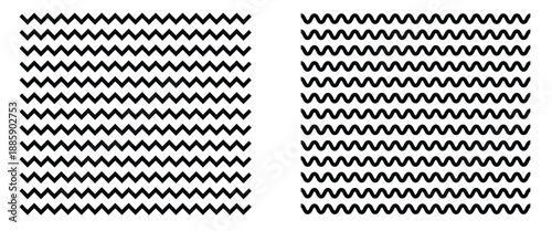 Doodle style black zig zag pattern used for safety, design, and technical drawing.