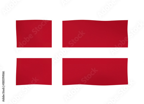Free Download Waving Flag of Denmark Isolated on White - GFXLoad