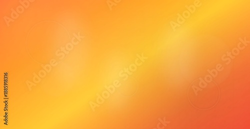 Tableau sur toile Vibrant orange gradient background with soft white highlights