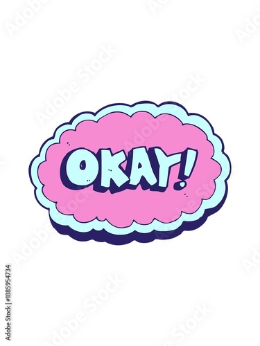 pixelize effect animation of cartoon okay sign