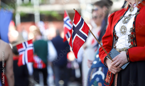 Konstfotografi norway, 17th may, constitution, Norwegian flag