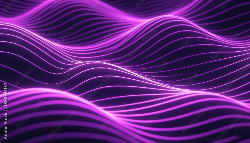 custom made wallpaper toronto digitalViolet Glowing Wave Background