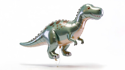 Realistic Dinosaur Shaped Helium Balloon with Soft Studio Lighting
