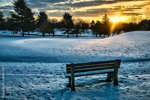 Fotografija Winter sunrise