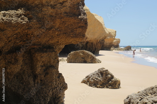 beach and rocks