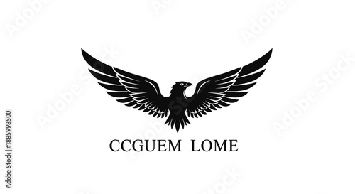 Black Eagle Emblem with CCGUEM LOME Text.