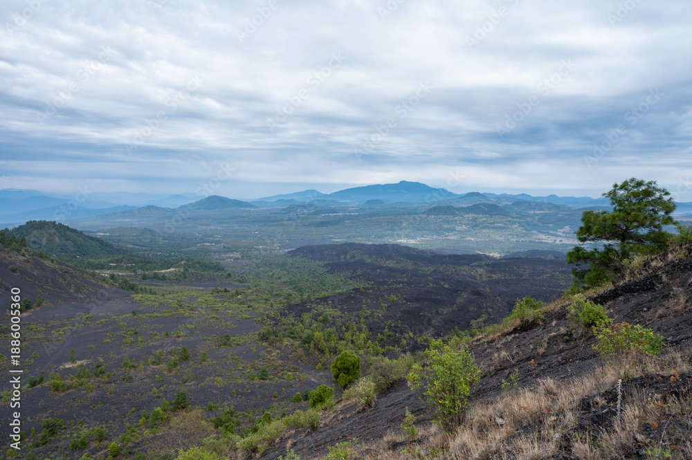 Obraz premium landscape on a volcanic region