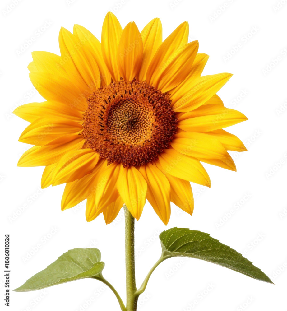 Obraz premium PNG Sunflower plant inflorescence asterales.