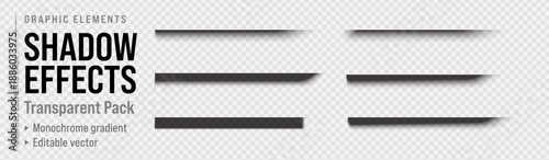 Paper drop shadow with floor box line and png vector effect. Object package web with pack circle bar and white isolated divider. Card black paper with blur banner floor and realistic gradient box.