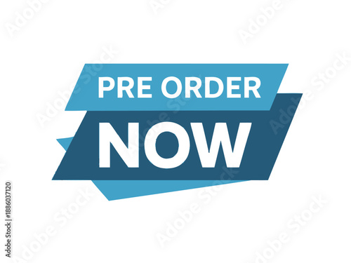 Pre Order Now Blue Banners