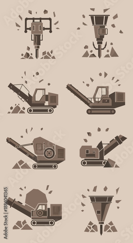 Essential Construction Site Equipment For Breaking And Crushing Materials Design