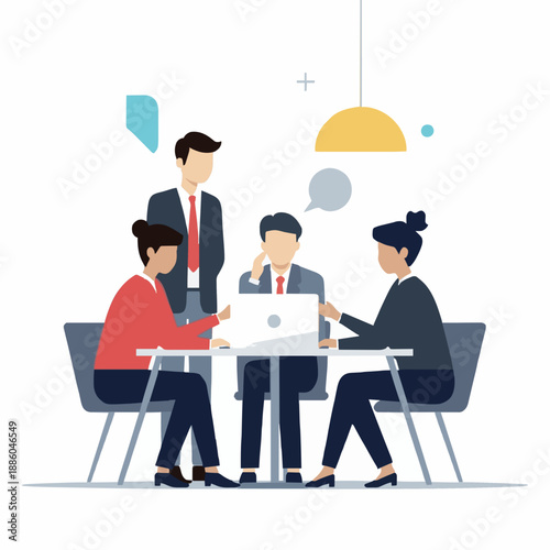 Business Meeting Vector