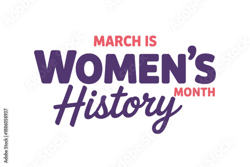 Women's History Month Celebration Logo Design
