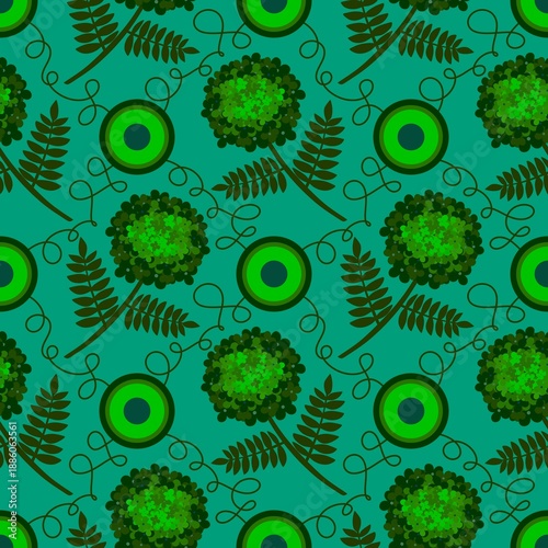 Floral seamless flowers pattern for wrapping paper and fabrics and kids clothes and spring party textiles and linens