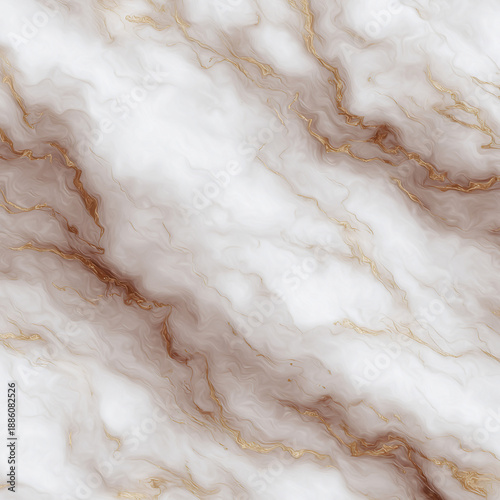 Elegant texture of white, brown and gold marble