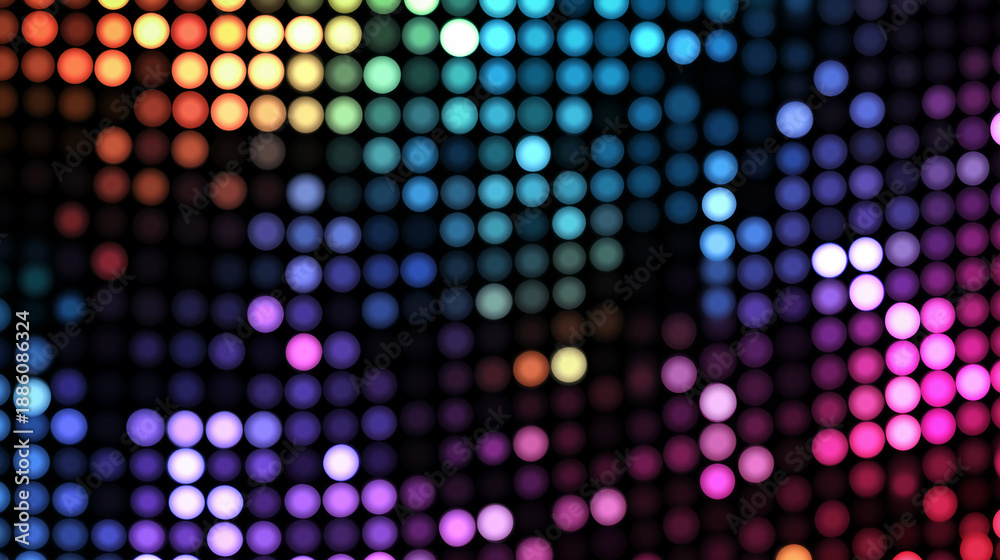 Obraz premium abstract colourful disco lights halftone pattern background