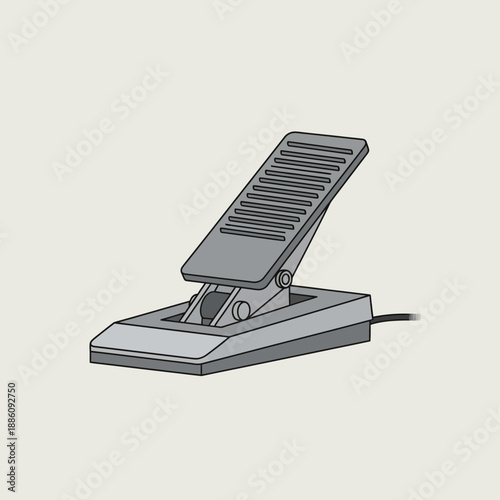 Foot pedal switch for industrial or musical equipment