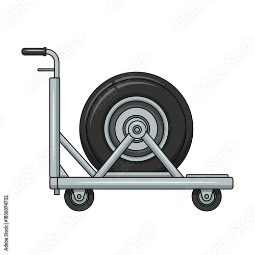 Tire Dolly, Luggage Cart with Wheel