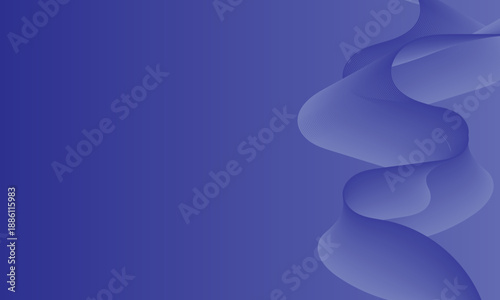 Fluid poster cover with modern ultraviolet color. Dark purple abstract geometrical template with blend shapes. vector Eps 10