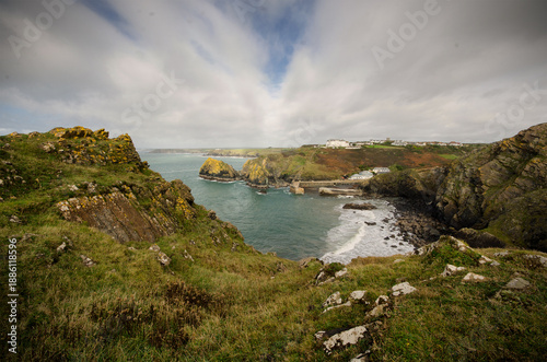 Fotografía Sunset at Mullion Cove, Lizard peninsula, Cornwall, England