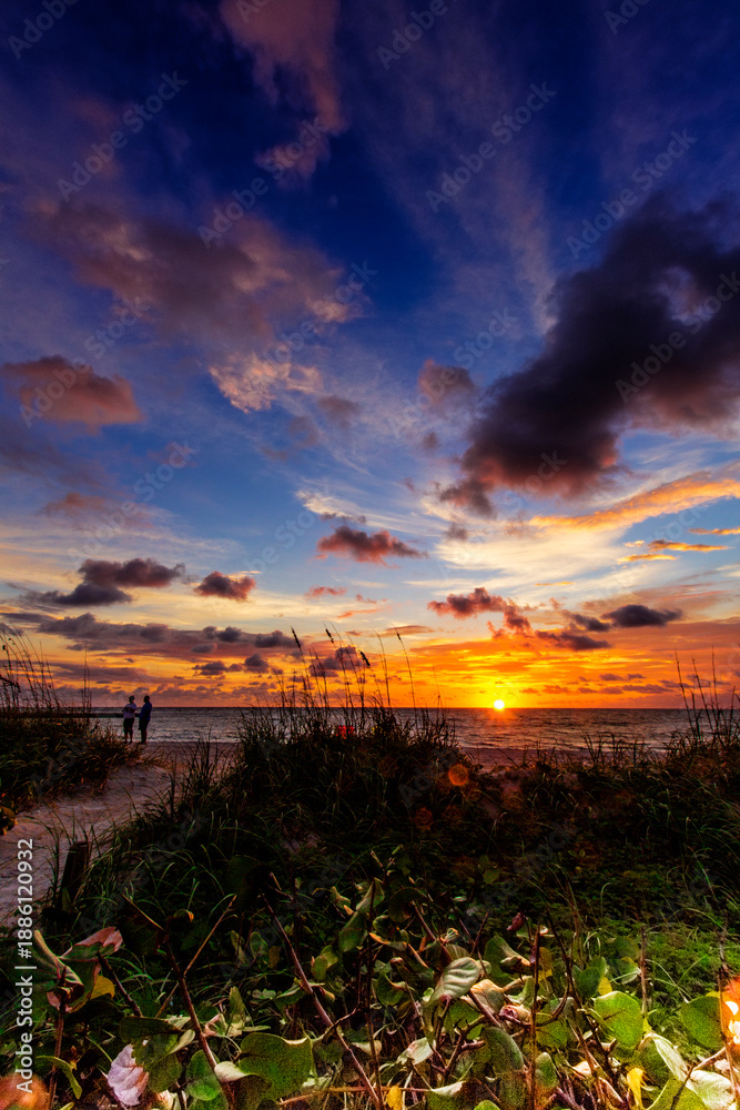Obraz premium Early Morning at Jetty Park, Fort Pierce, Florida