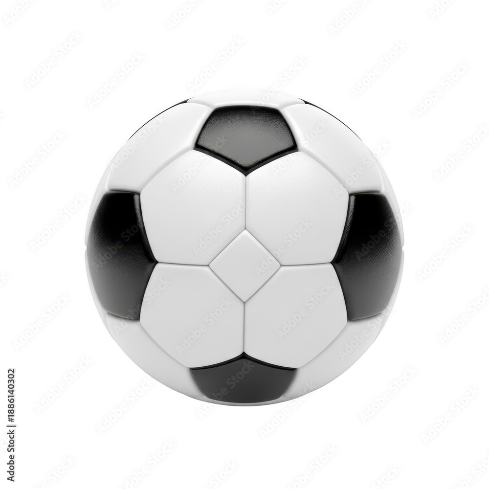 Fototapeta premium Soccer ball icon isolated on transparent background