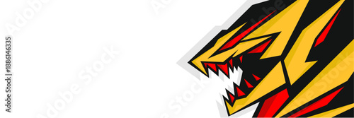 Vector car sticker wrap design. Graphic abstract line racing background kit design for vehicles, race cars, rallies, adventures, and liveries.