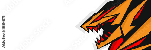 Vector car sticker wrap design. Graphic abstract line racing background kit design for vehicles, race cars, rallies, adventures, and liveries.