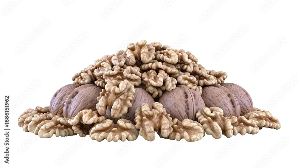 Obraz premium Pile of Walnuts