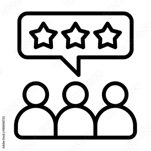 Support Agent Icon - Black Outline