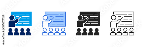 Education Icon Set Different Style Collection. 