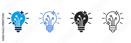 Innovation Icon Set Different Style Collection. 