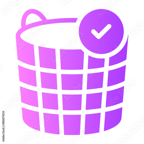 laundry gradient icon