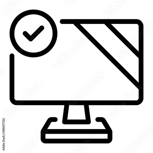 television line icon