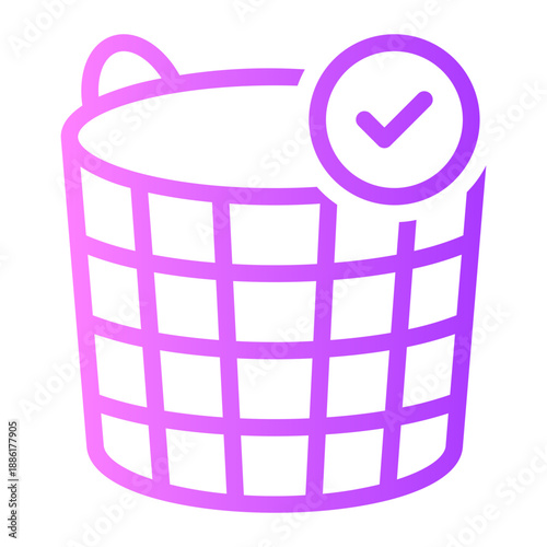 laundry gradient icon