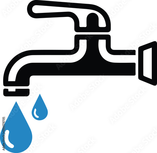 Water tap icon