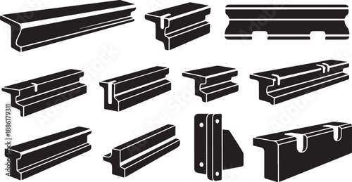 Various Metal Bracket Shapes and Sizes for Construction Needs