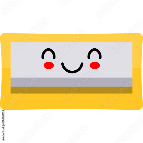 Cute Cartoon Pencil Sharpener Character