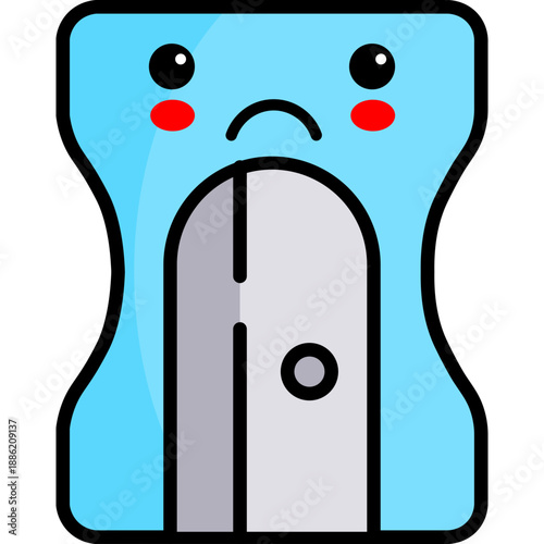 Cute Cartoon Pencil Sharpener Character